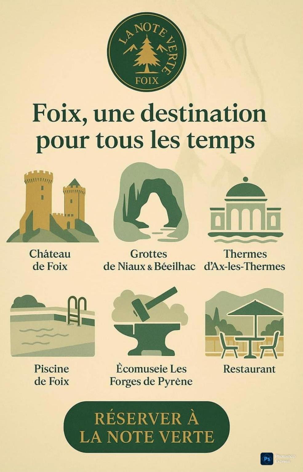 La Note Verte - Parking Gratuit Devant L'Entree Foix Kültér fotó